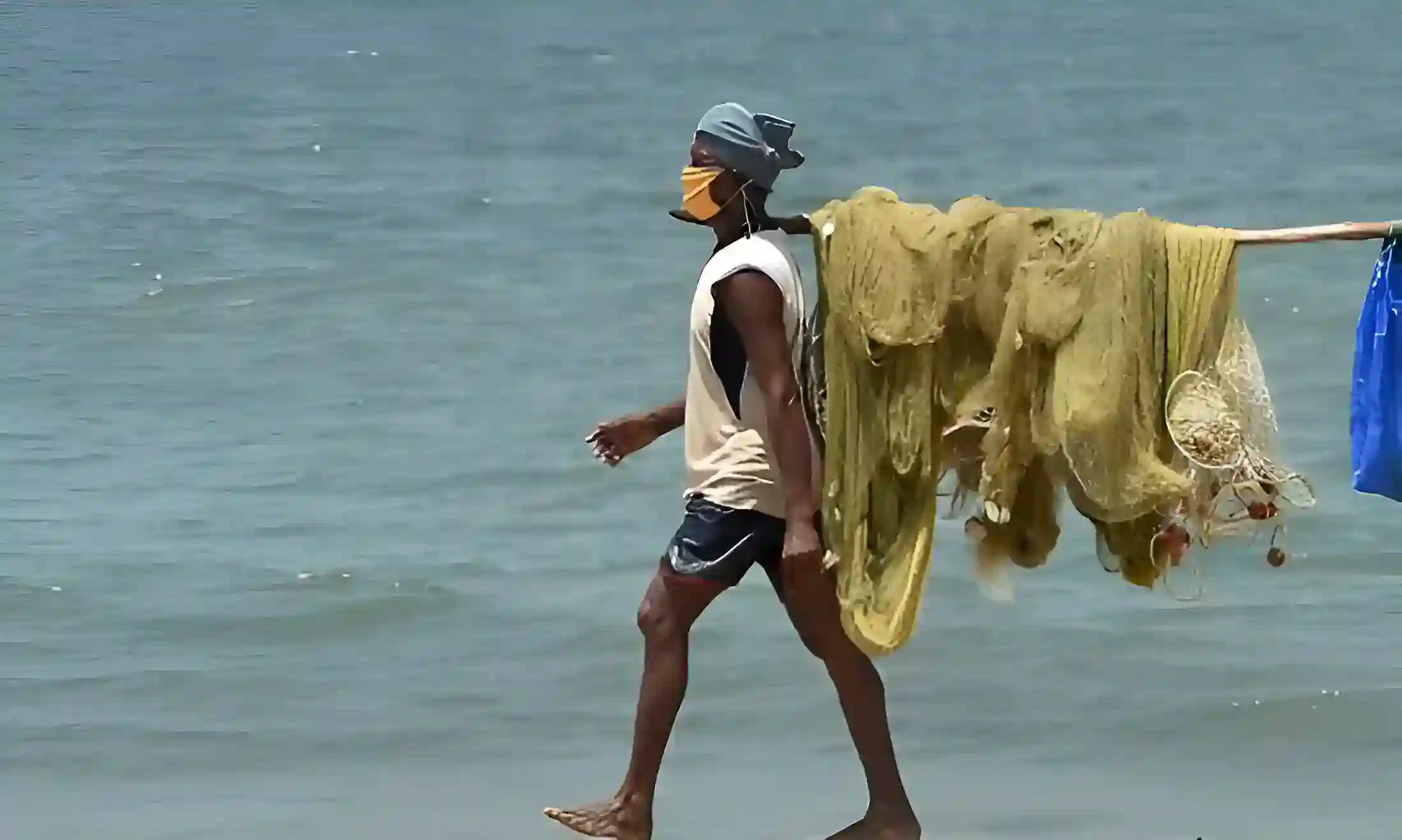 Fishermen at work